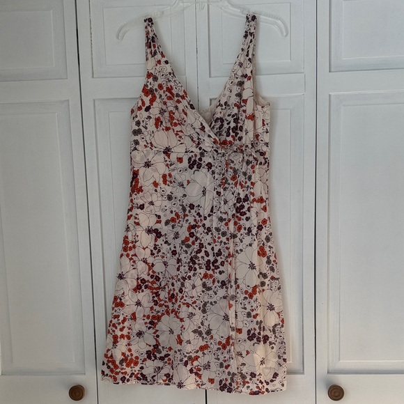 Patagonia Dresses & Skirts - Patagonia Floral Sleeveless Faux Wrap Beachy Dress Sz 10